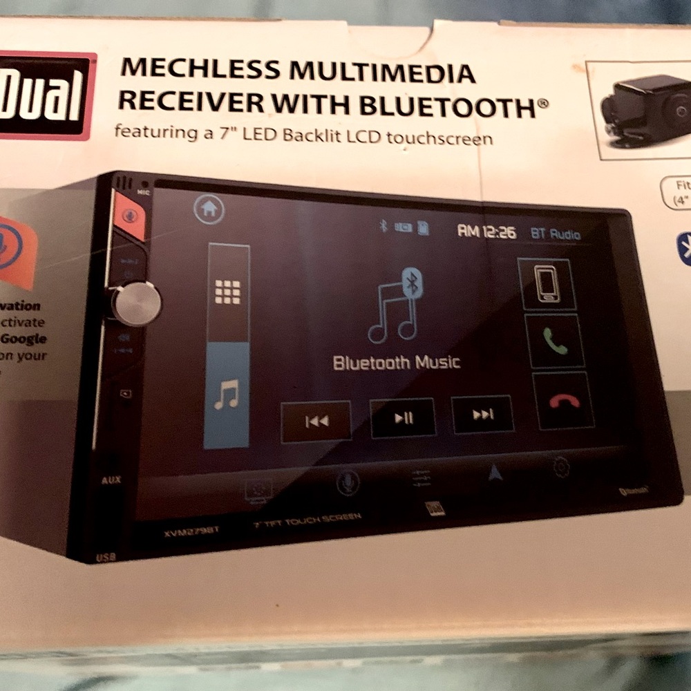 Multimedia Receiver with Bluetooth- new in box.